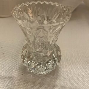 Beautiful cut glass toothpick holder
